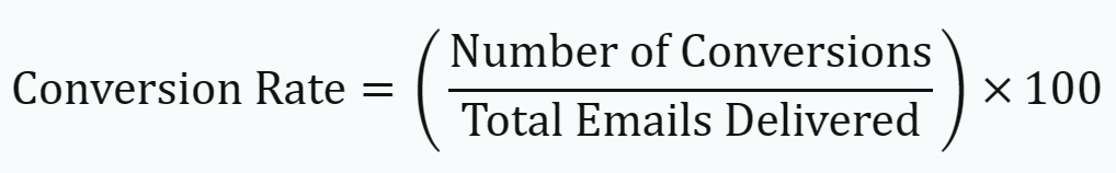 conversion rate formula